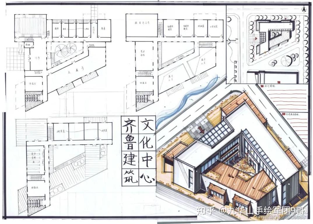 建筑快题设计应试技巧与高分快题赏析 - 知乎