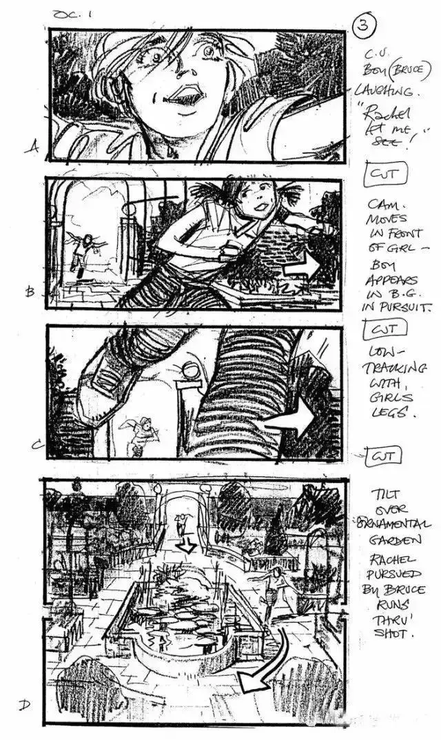 独一无二国际著名导演分镜手绘稿欣赏