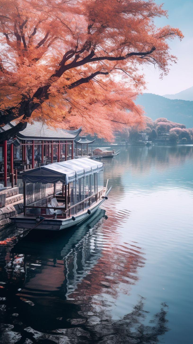 古风竖屏壁纸……高清无水印,风景建筑