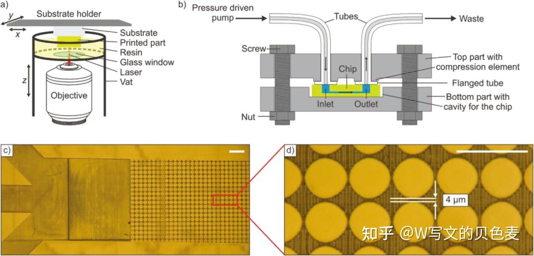 3D打印第五期：双光子光刻实现嵌入式微流控芯片突破 - 知乎