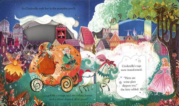 不会褪色的经典童话usbornepeepinsideafairytale系列之cinderella