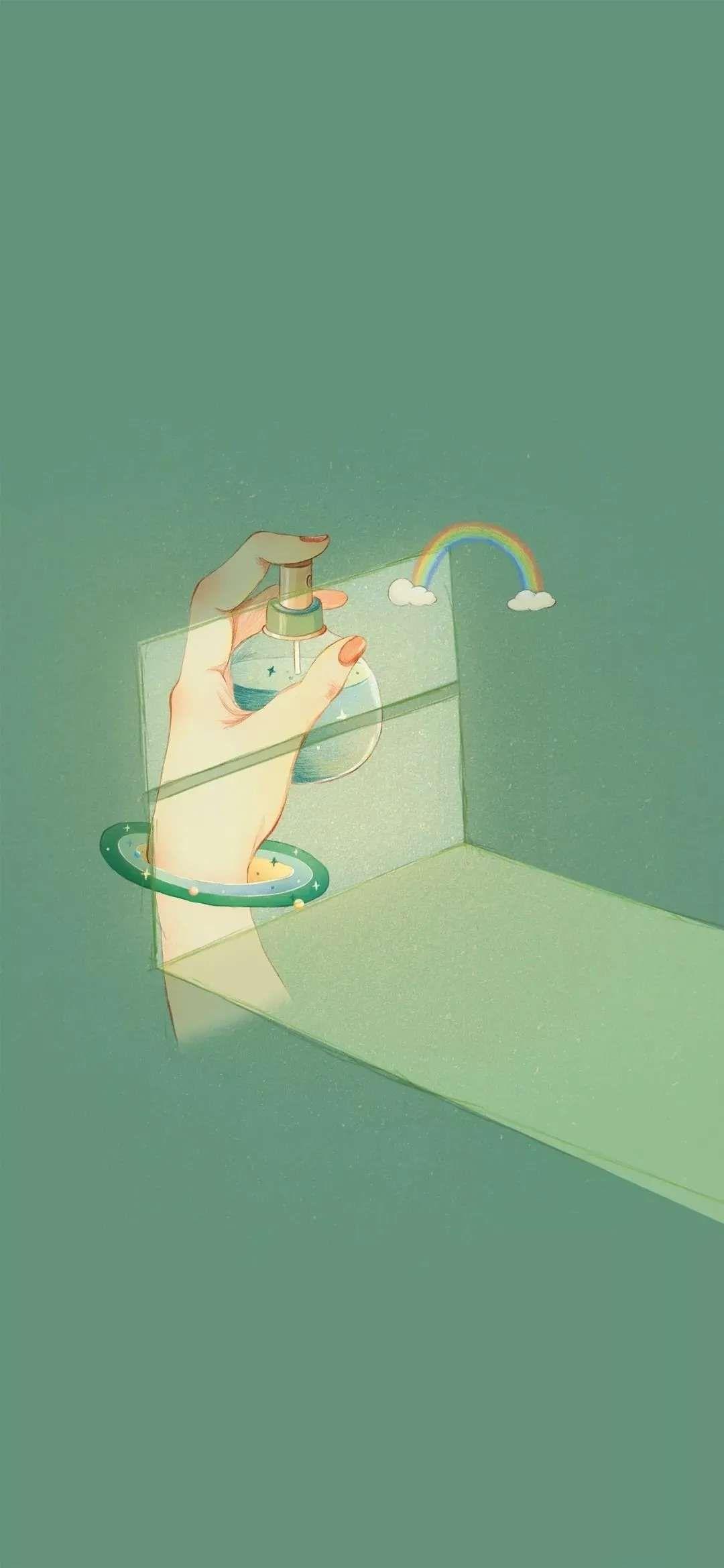 超级好看的绿色系壁纸,在这呢!护眼壁纸(绿色系列的壁纸)