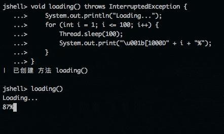 所以我們先來實現進度條進度數字的刷新:void loading() throws