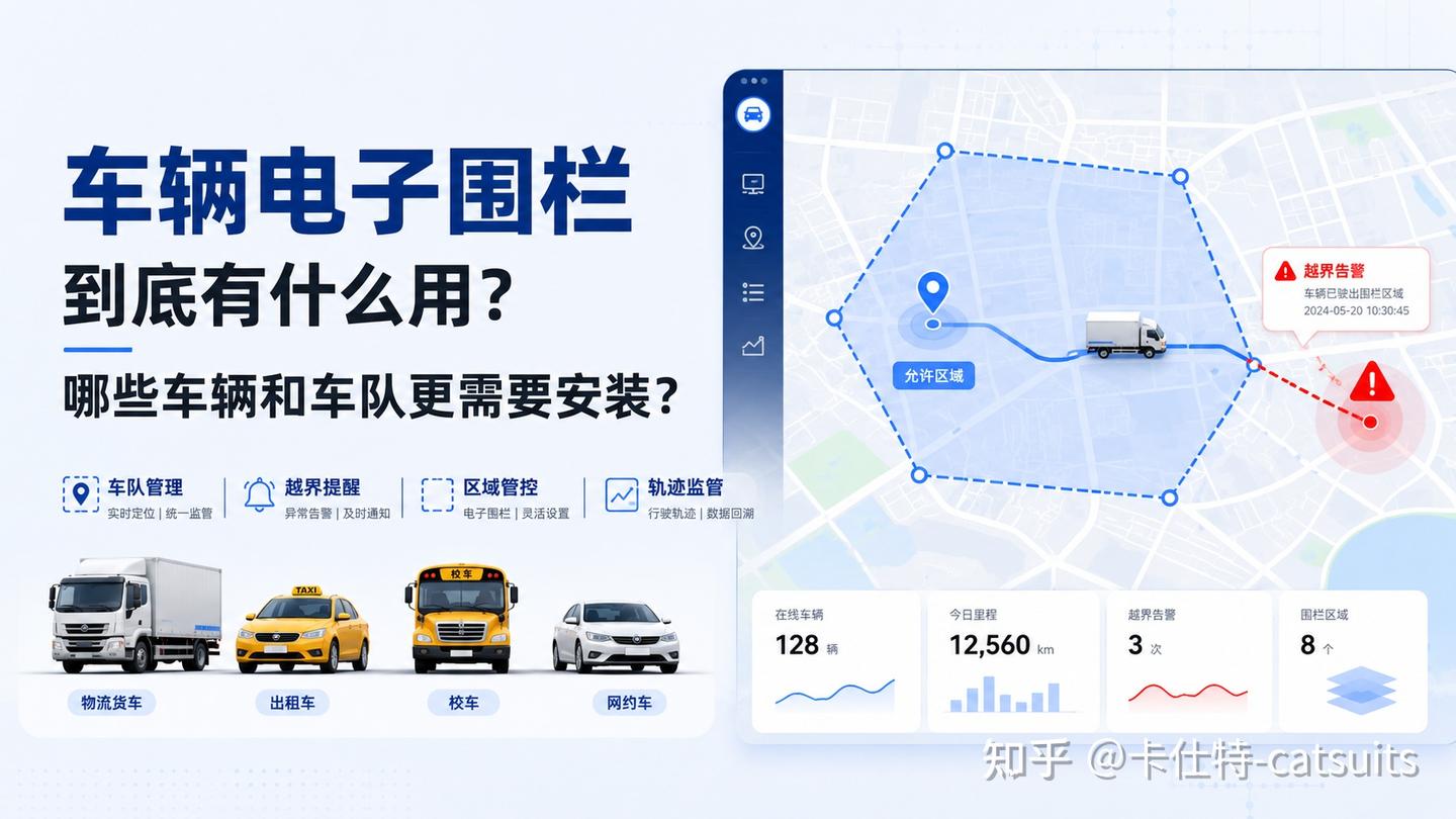 车辆电子围栏到底有什么用?哪些车辆和车队更需要安装?
