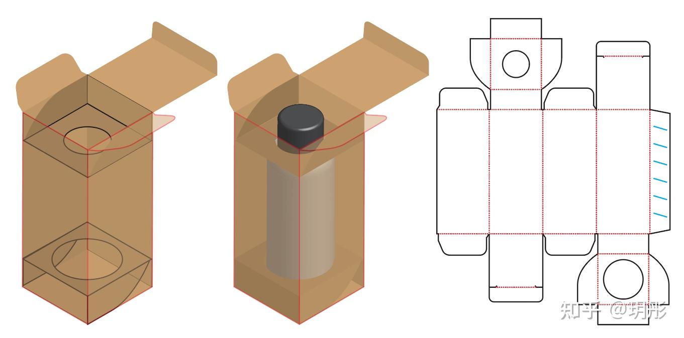 143款包装刀模 平面展开图 ai矢量格式