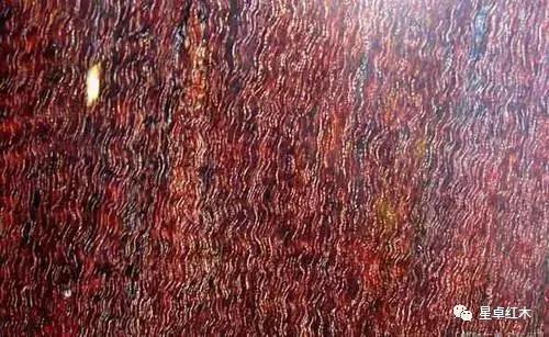 牛毛纹小叶紫檀标志性的棕眼