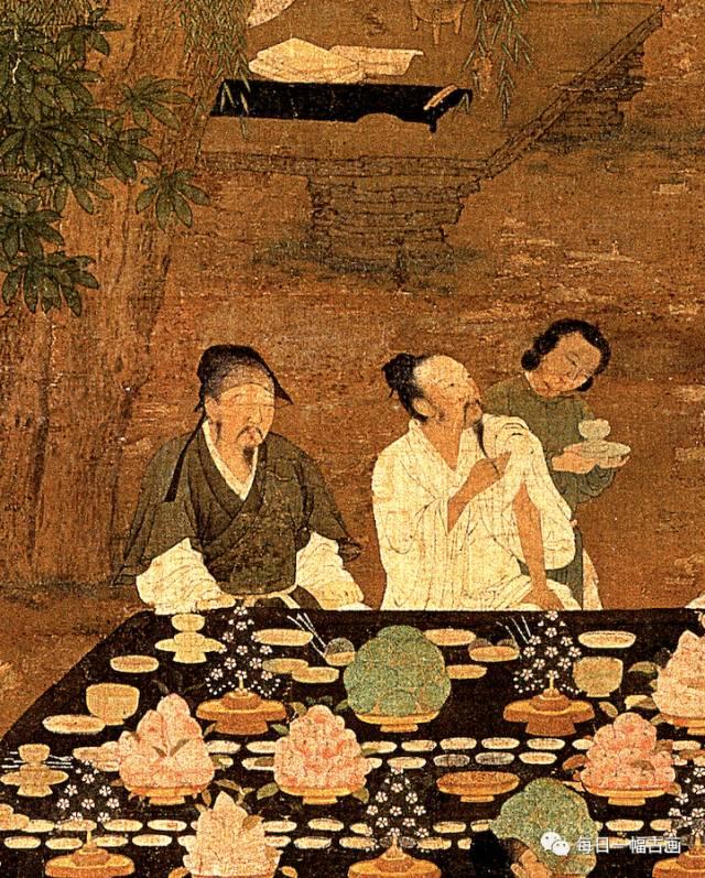 古人的野外派对北宋赵佶文会图