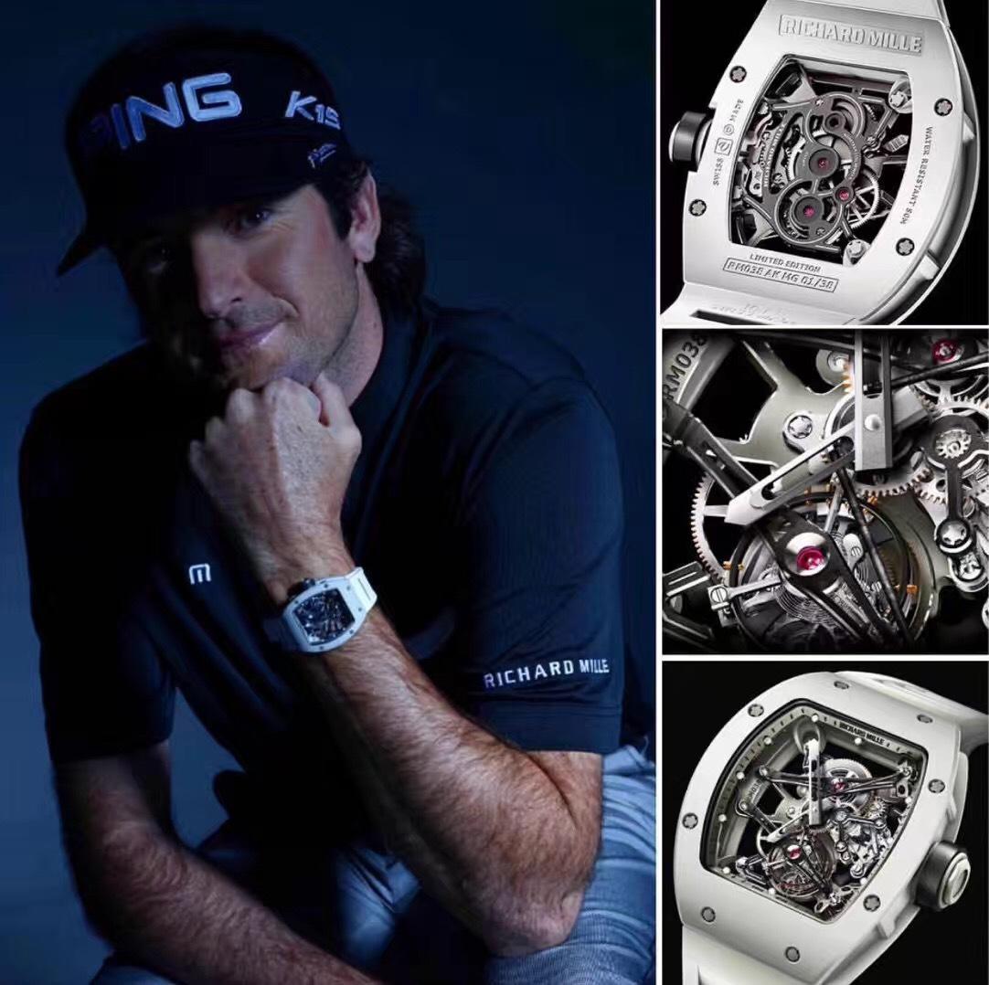 之后,高尔夫球手 bubba watson 将加入 richard mille 品牌代言团队