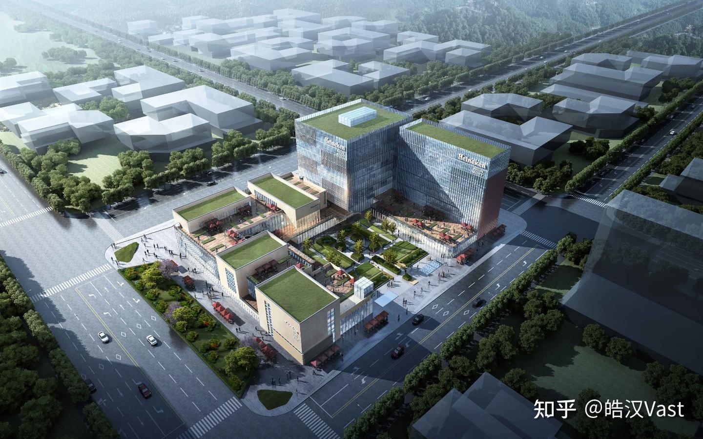 【效果图展示】赏析心灵驿站——济南创新谷建筑表现 - 知乎