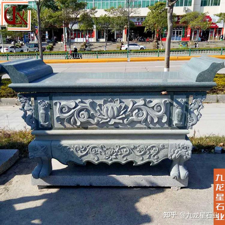 石雕大理石供桌石材神台供桌雕刻图片效果