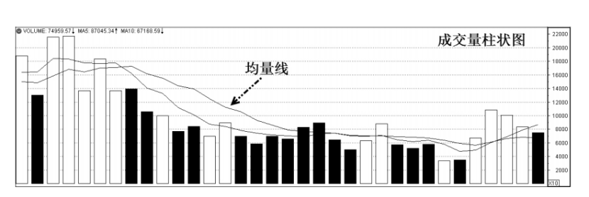 圖1 成交量柱狀圖