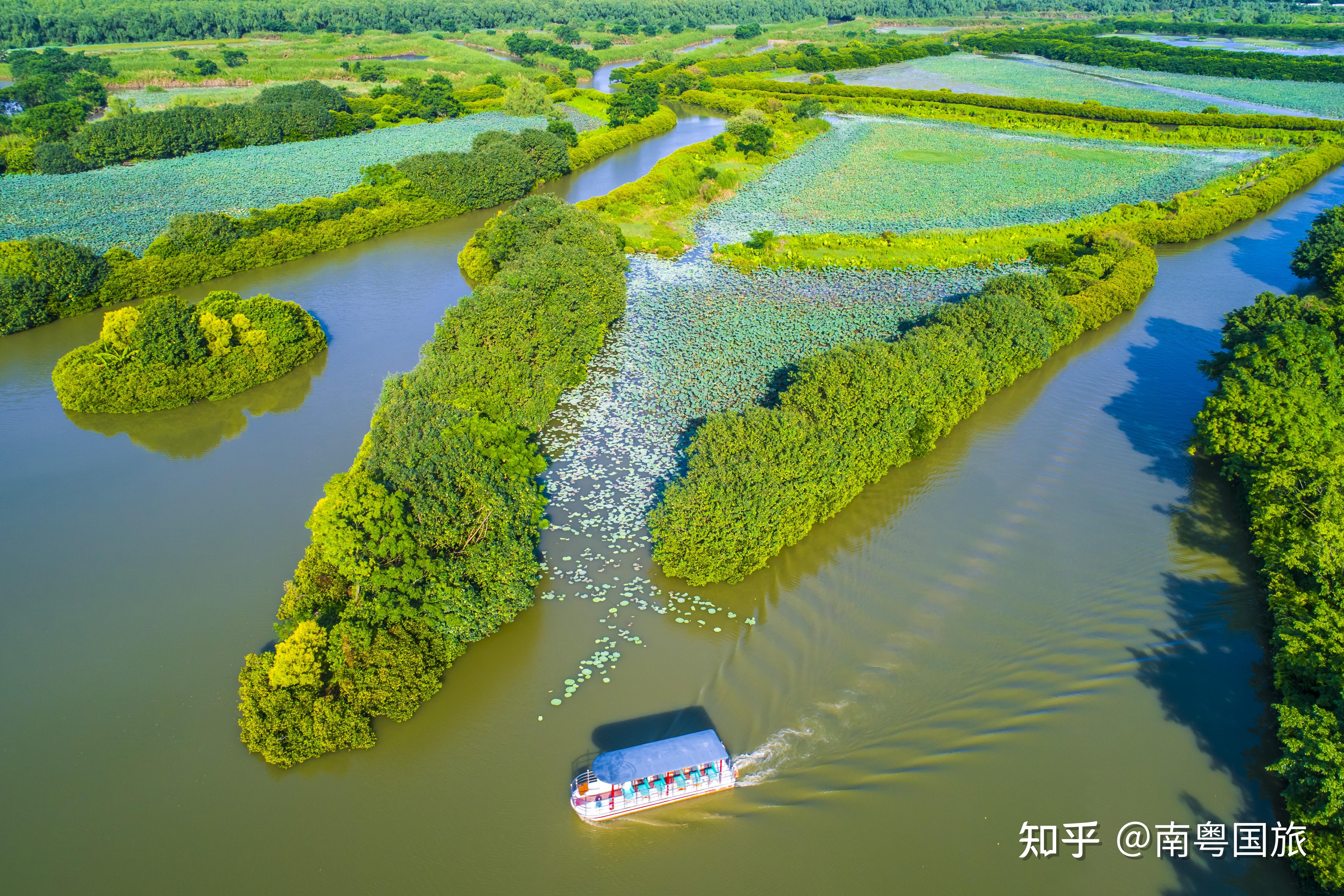 南沙溼地公園位於廣州市最南端,地處珠江出海口西岸的南沙區萬頃沙鎮