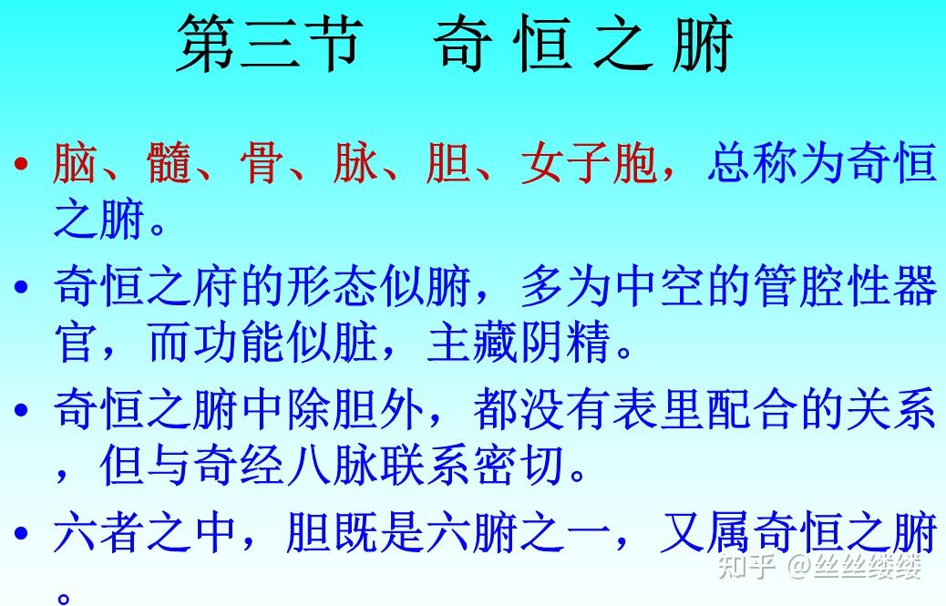 奇恒之腑相对密闭,不与水谷相接触,有藏精气的功能.