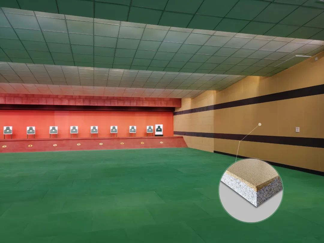 绿谷靶场全防护产品为射击场减震防护助力