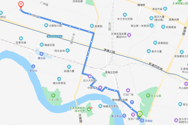 天津高铁滨海站途经公交车路线乘坐点及其运行时间 知乎