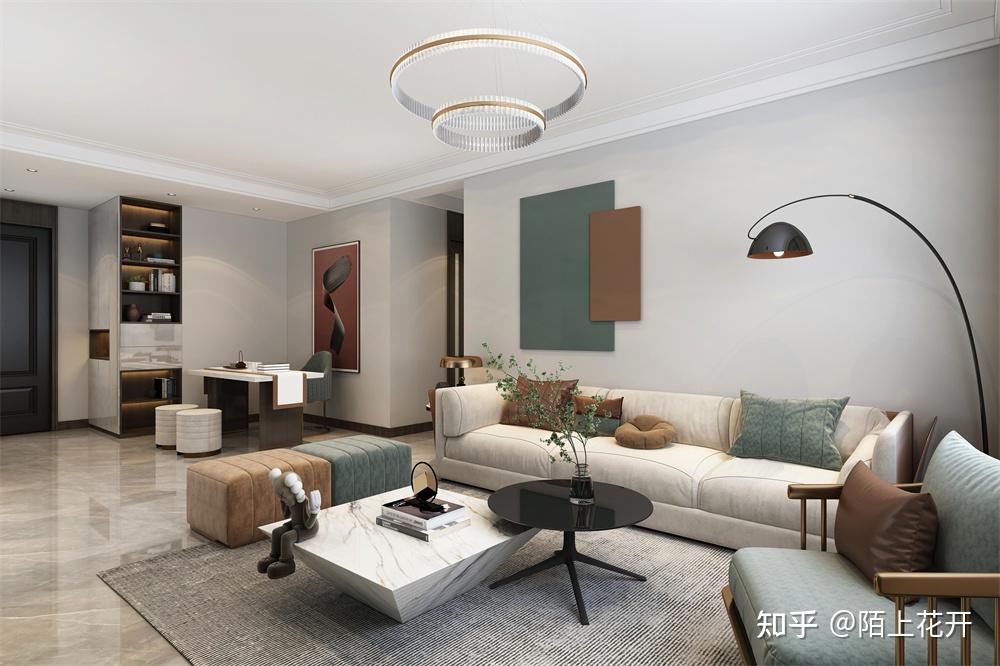 148㎡三房两厅现代风格装修效果图,尽显时尚摩登质感 - 知乎