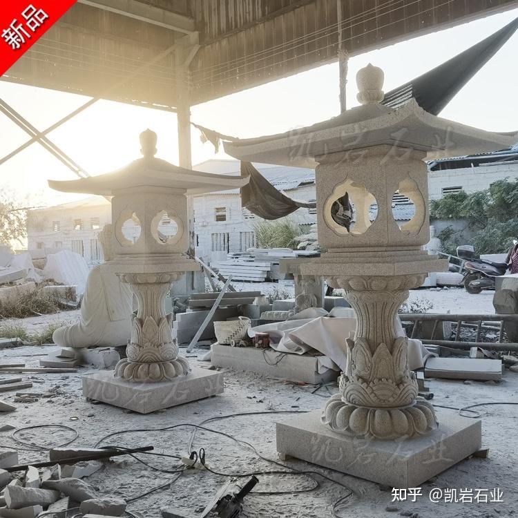 园林庭院石雕灯笼 石灯笼图集赏析 - 知乎