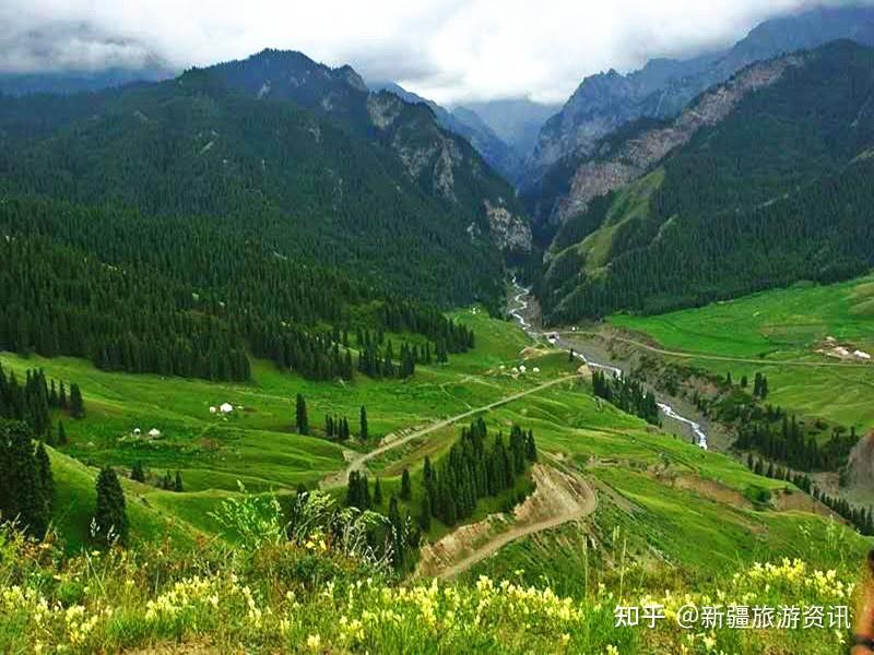 天山北麓最好的草原鹿角湾草原