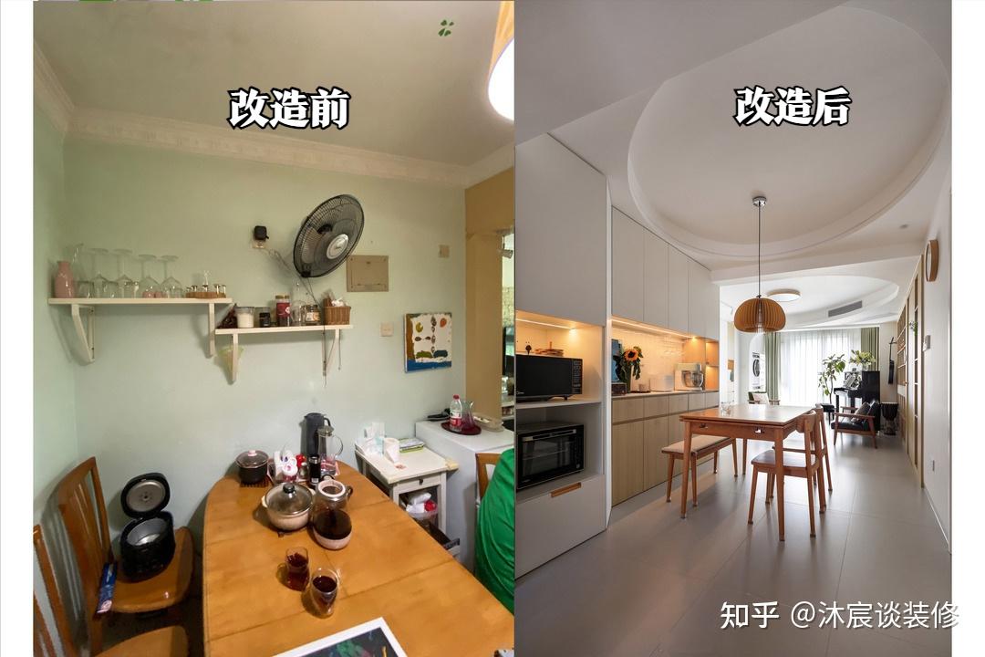 她低成本改造旧房，全屋刷大白墙，把原木家具一放，效果就很惊艳 - 知乎