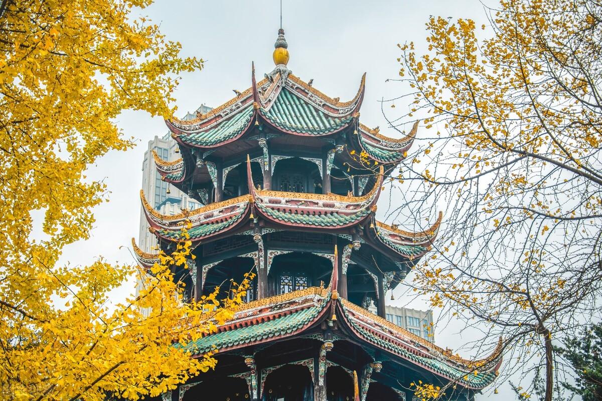 锦江之滨的景观——望江楼公园,位于武侯区望江路30号