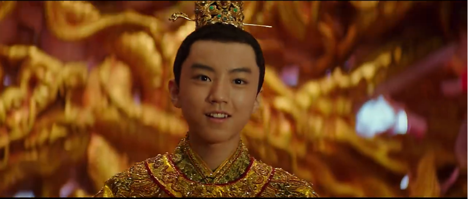 虽然战斗的最终结果是在王俊凯皇帝陛下的正确领导下,电影《长城》中