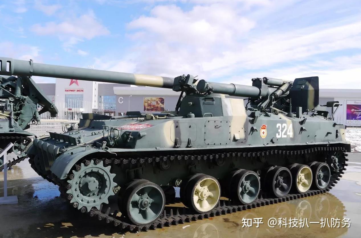 2s5自行榴弹炮,采用传统底盘,俄"老爷级"级装备! - 知乎
