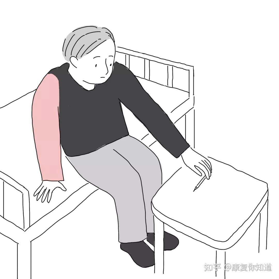 脑卒中患者坐位下的自我康复训练