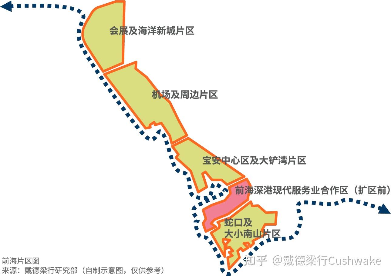 前海新区地图图片