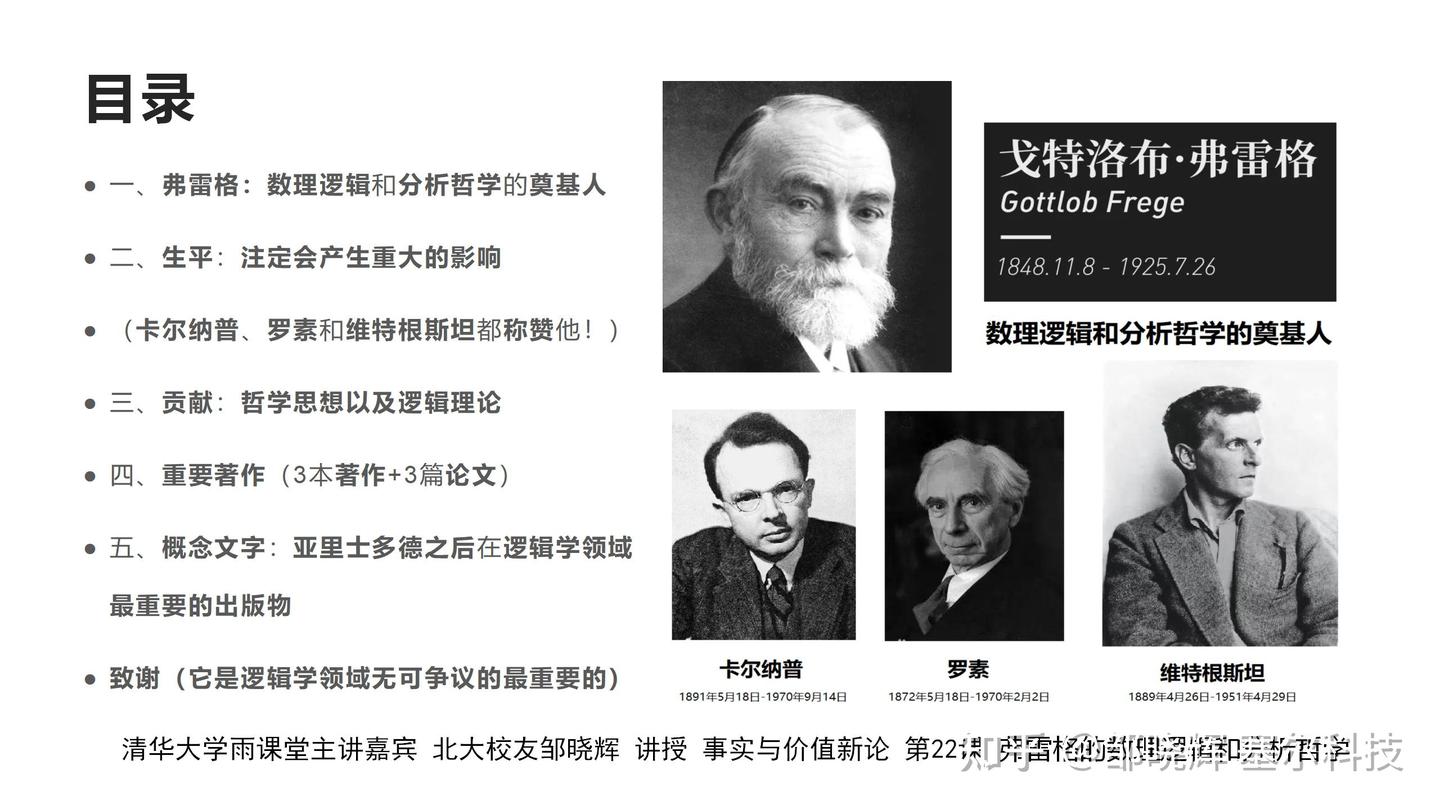 从大跨界视域回顾数理逻辑和分析哲学的奠基人弗雷格 - 知乎