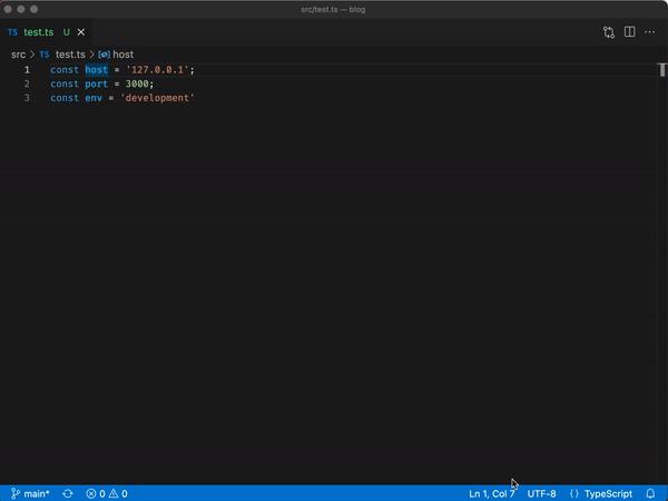 VSCode 又酷又实用的多光标编辑 - 知乎