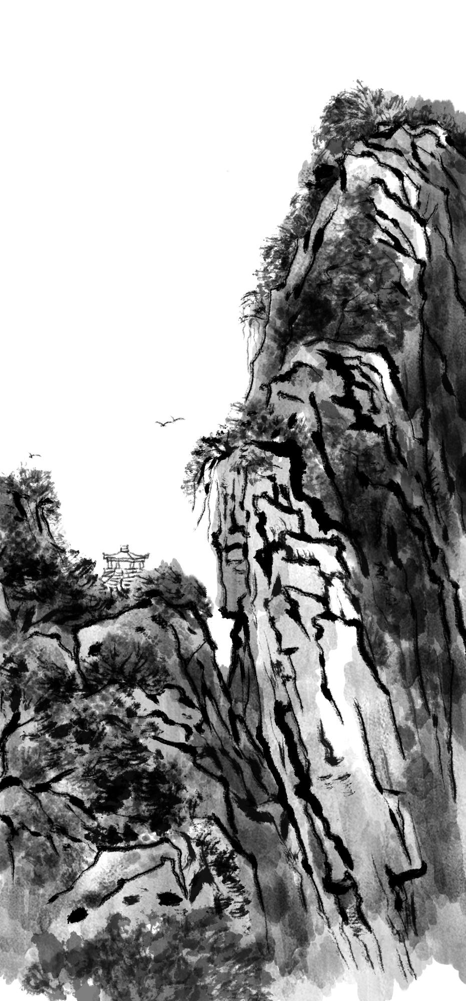 宋文治水墨山水的数字化模拟