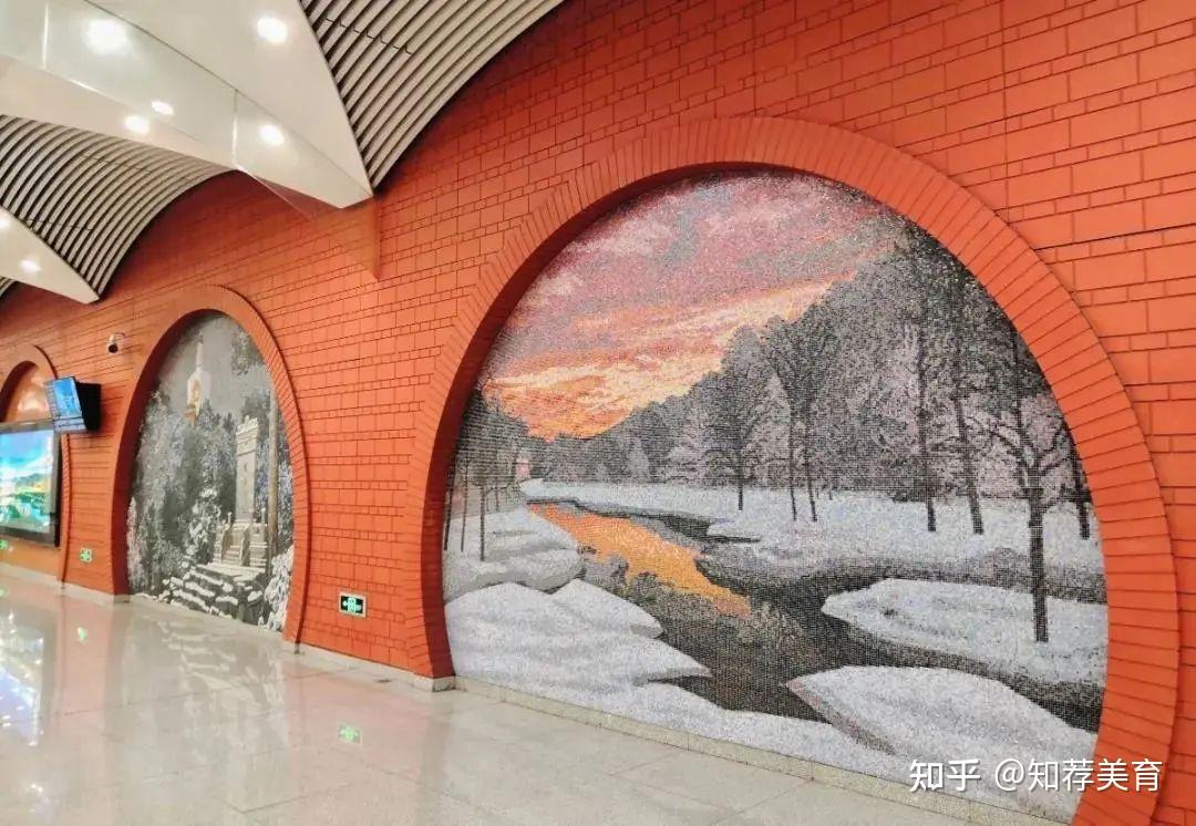 杨庄站:银装素裹下的北京城