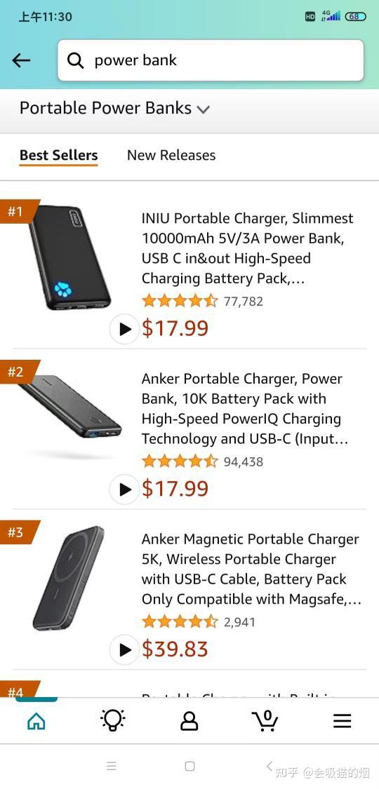 亚马逊排行榜界面改版上线一键看视频按钮