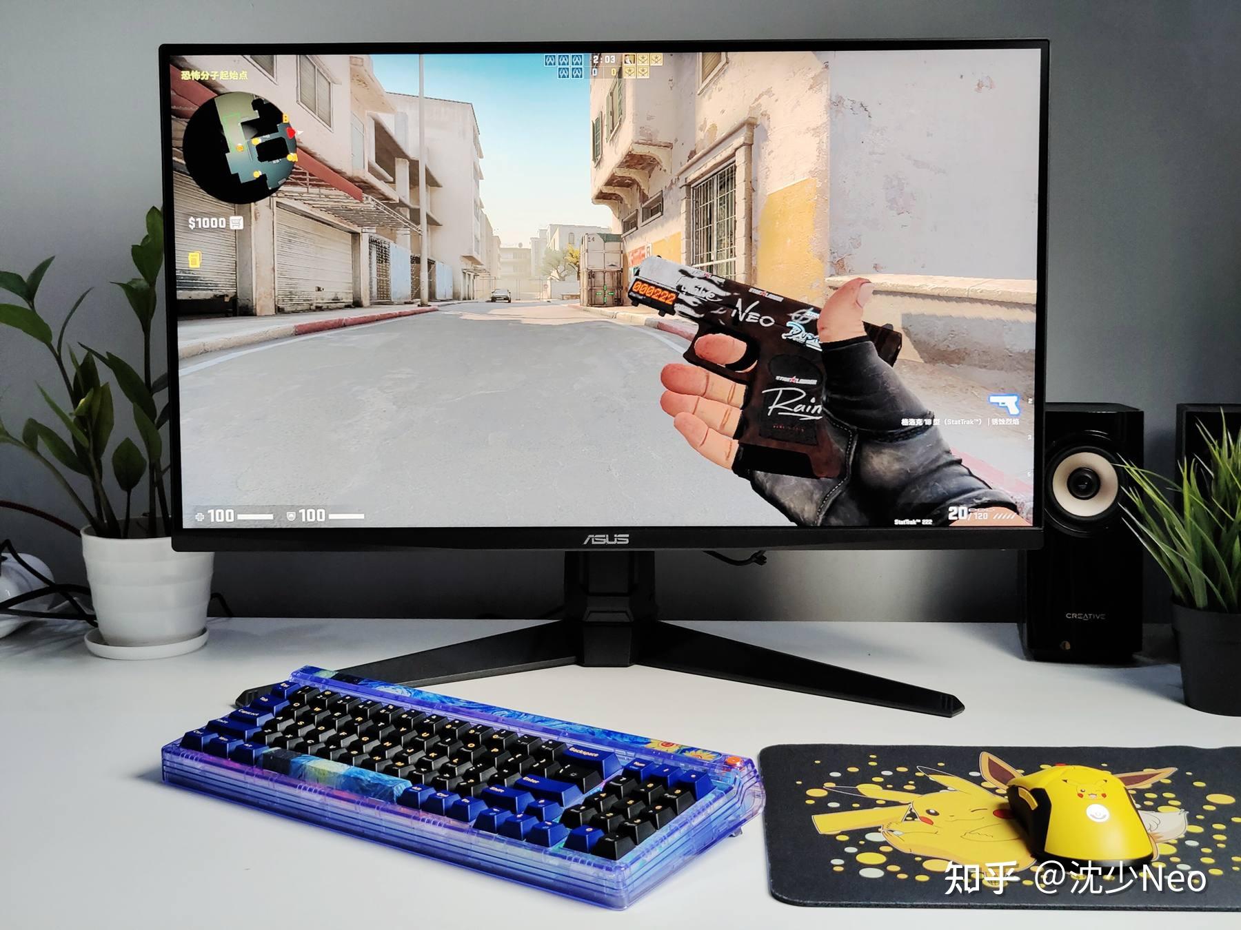 大牌4k144hz全能型显示器无需很贵华硕tufvg28uql1a实测体验附键鼠