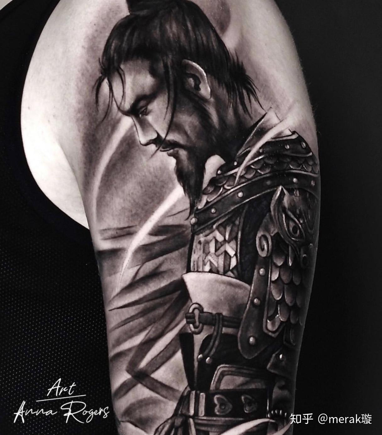 纹身赐我理由再披甲上阵武侠武士纹身