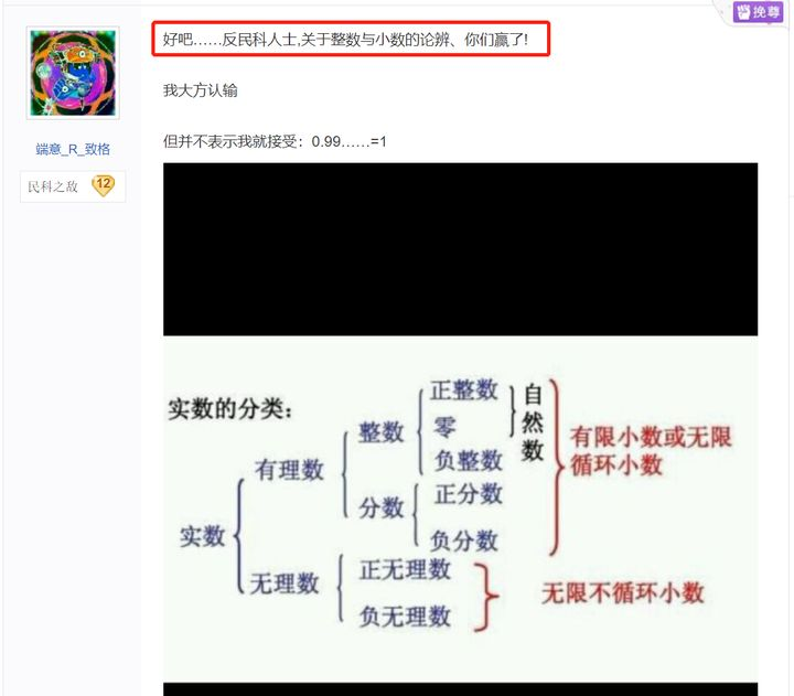 其中最為著名的是無限循環小數0.