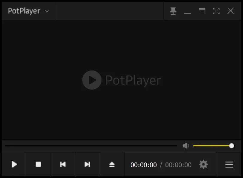 恢复PotPlayer的窗口框架皮肤