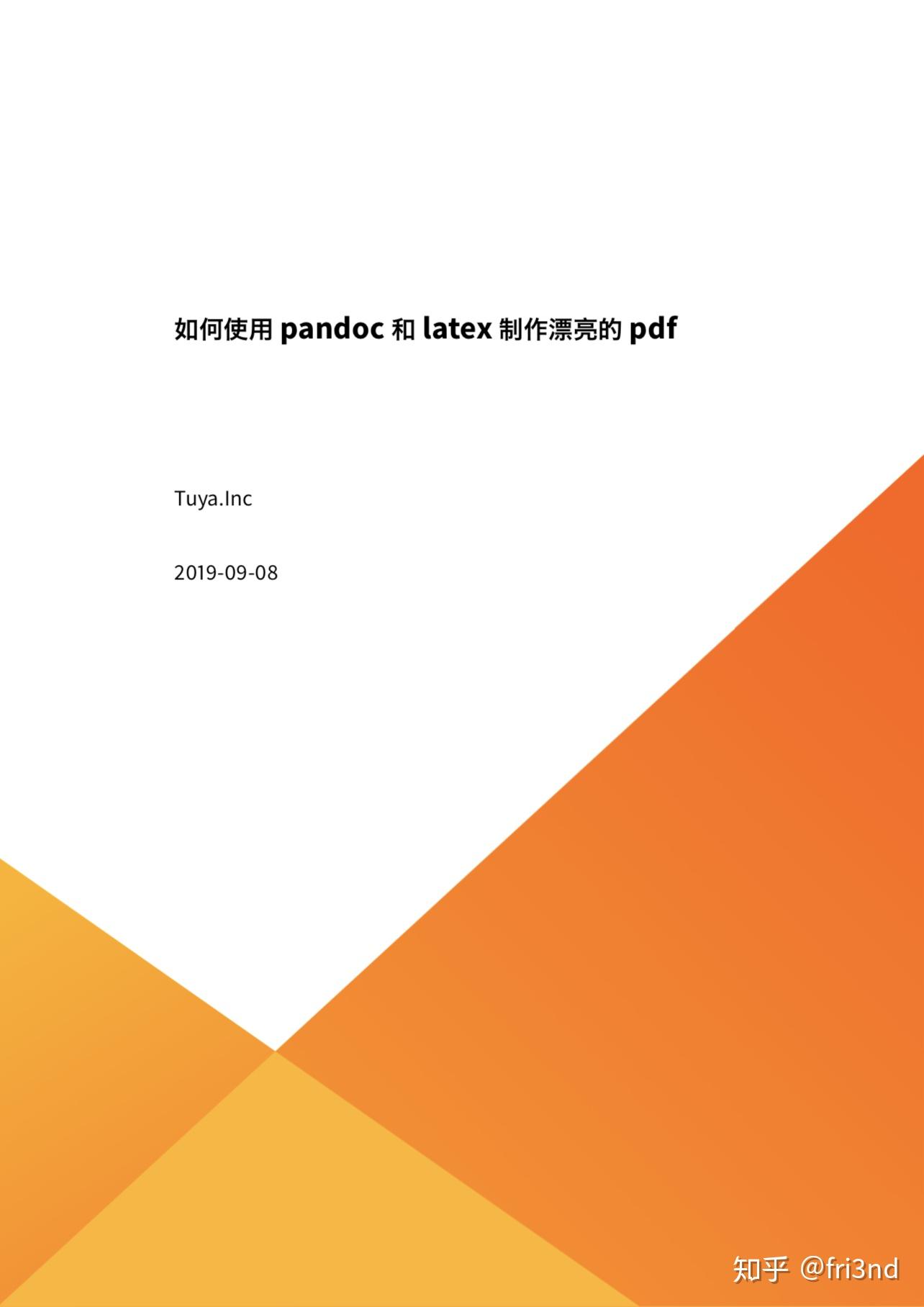 Pandoc LaTeX Pdf pandoc-latex-pdf