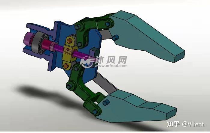 非标结构设计之智能夹爪