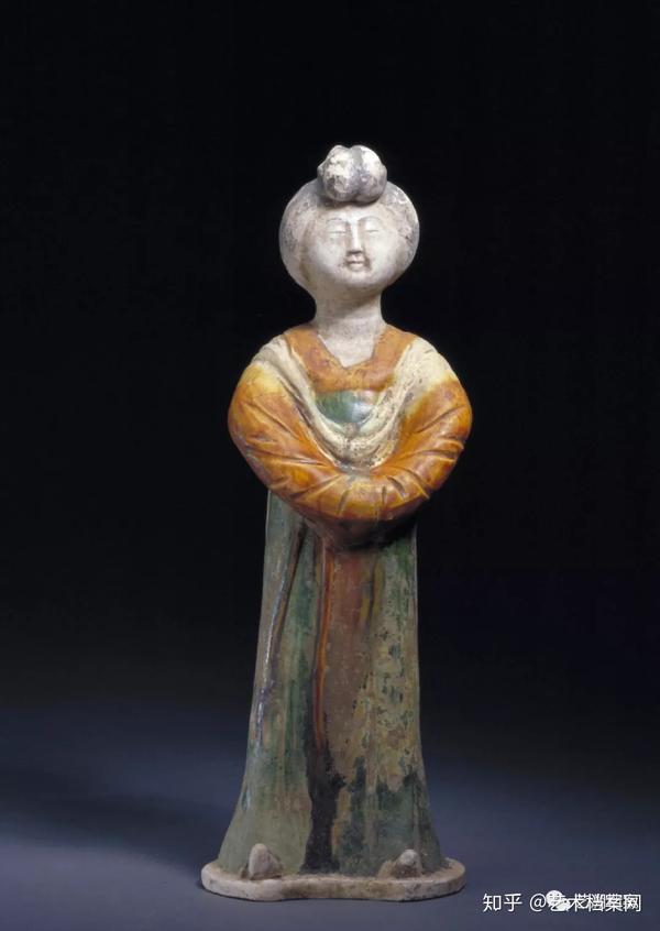 中国美術 唐時代 俑人物 明器 置物 合箱-