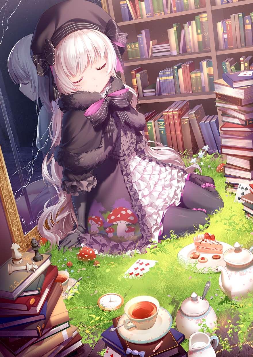 pixiv特辑高贵的黑色哥特洛丽塔少女特辑
