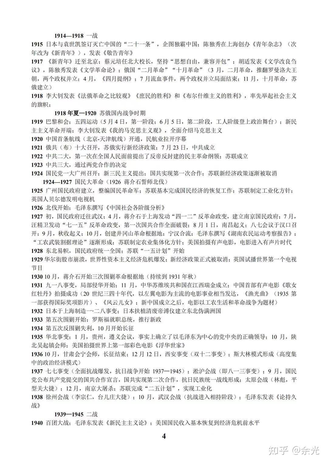 高中歷史世界史常考歷史事件時間表來咯記得收藏