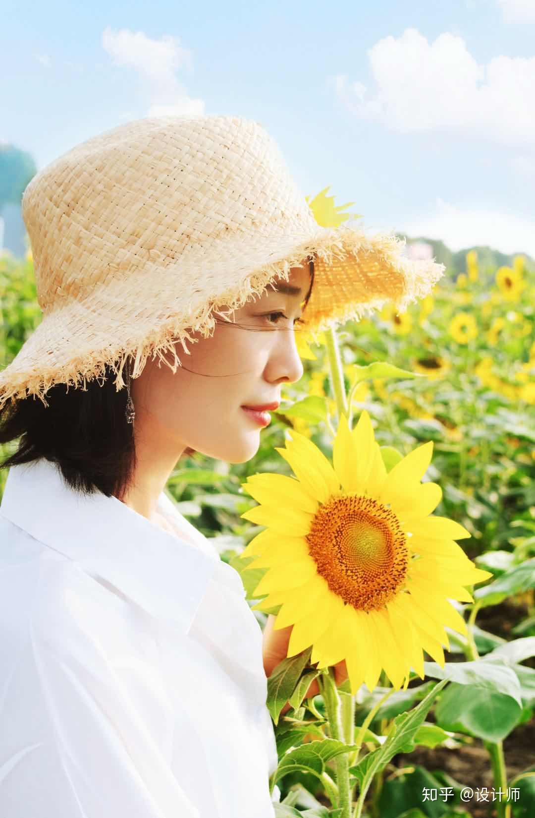 到花海游玩拍照用7个简约不做作的姿势拍出花美人也美的照片