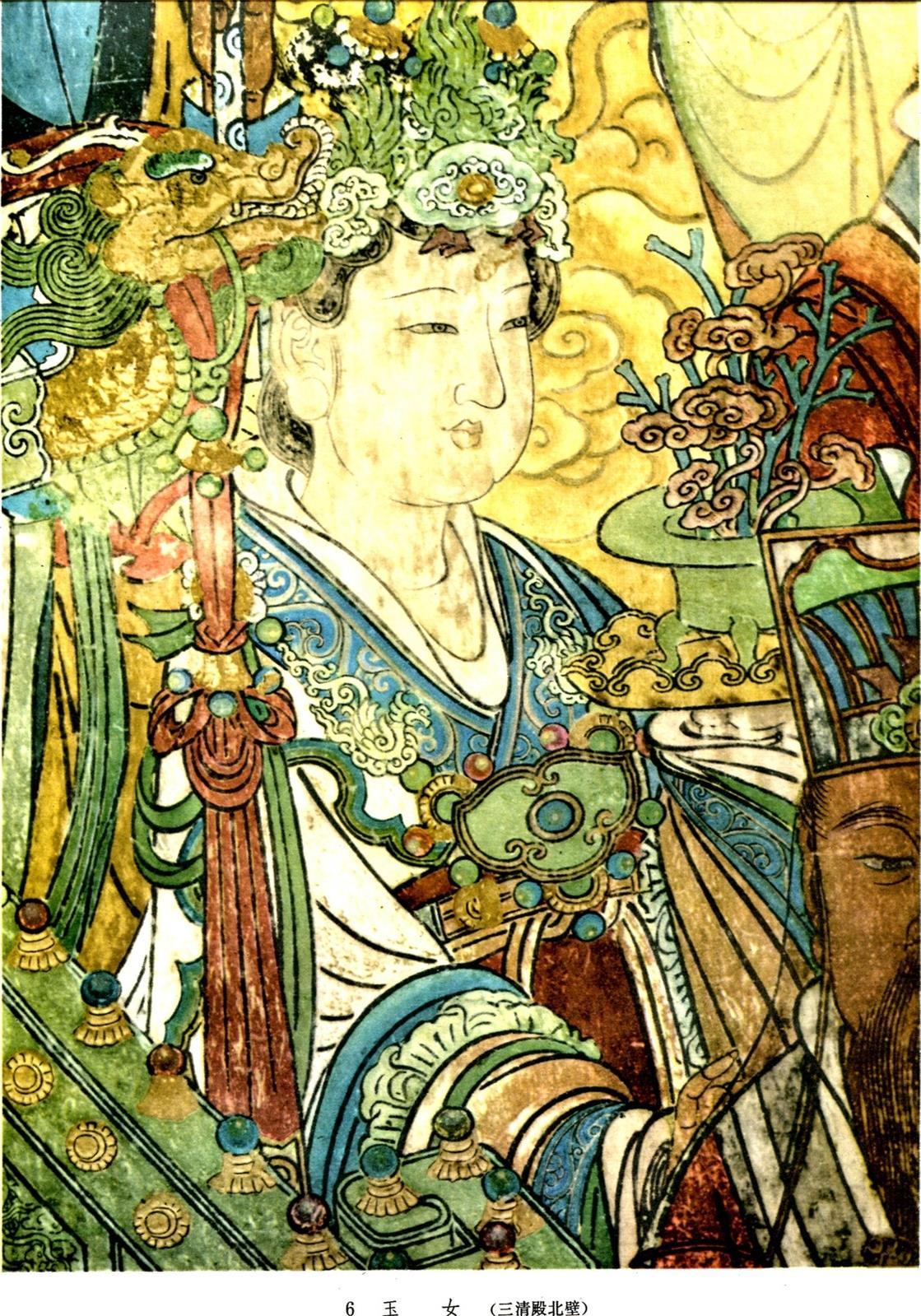 山西永乐宫三清殿-元代壁画《朝元图》:290位神仙,浩荡朝拜道祖,满壁风生星起(5)勾陈大帝【高清超大图】 - 知乎