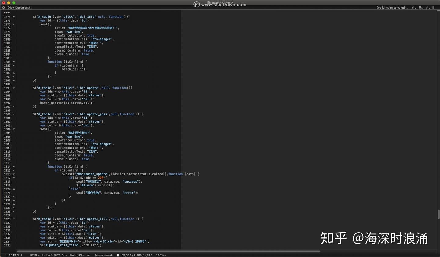 BBEdit for Mac(好用的HTML文本编辑器) - 知乎