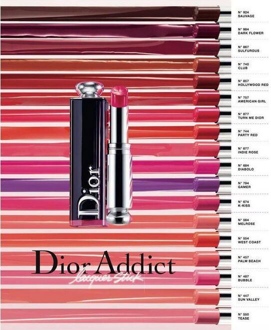 Dior 2017新品瘾诱漆光黑管唇膏3月1日正式上