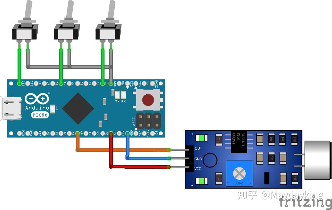 基於arduino的簡易魔獸掛機裝置