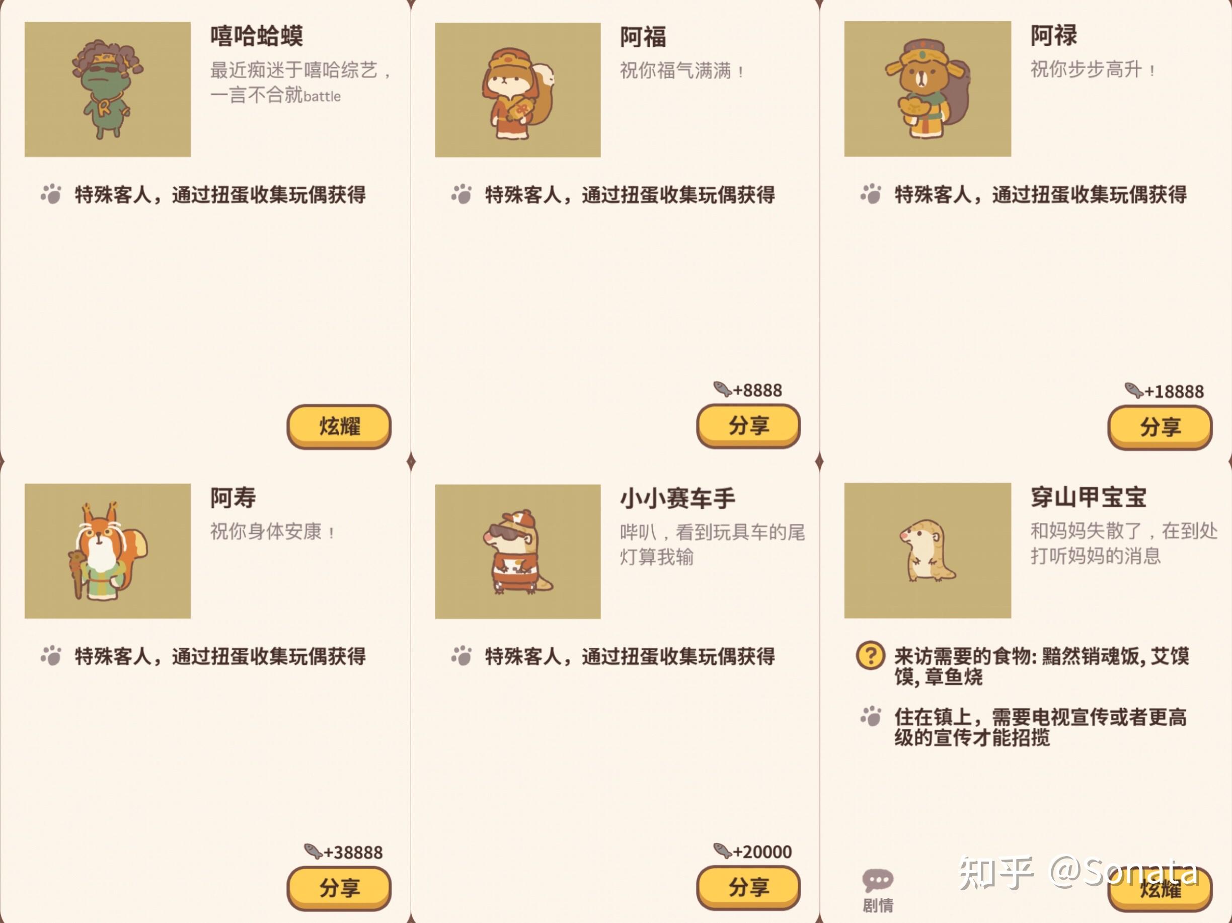 动物餐厅顾客解锁人物ing