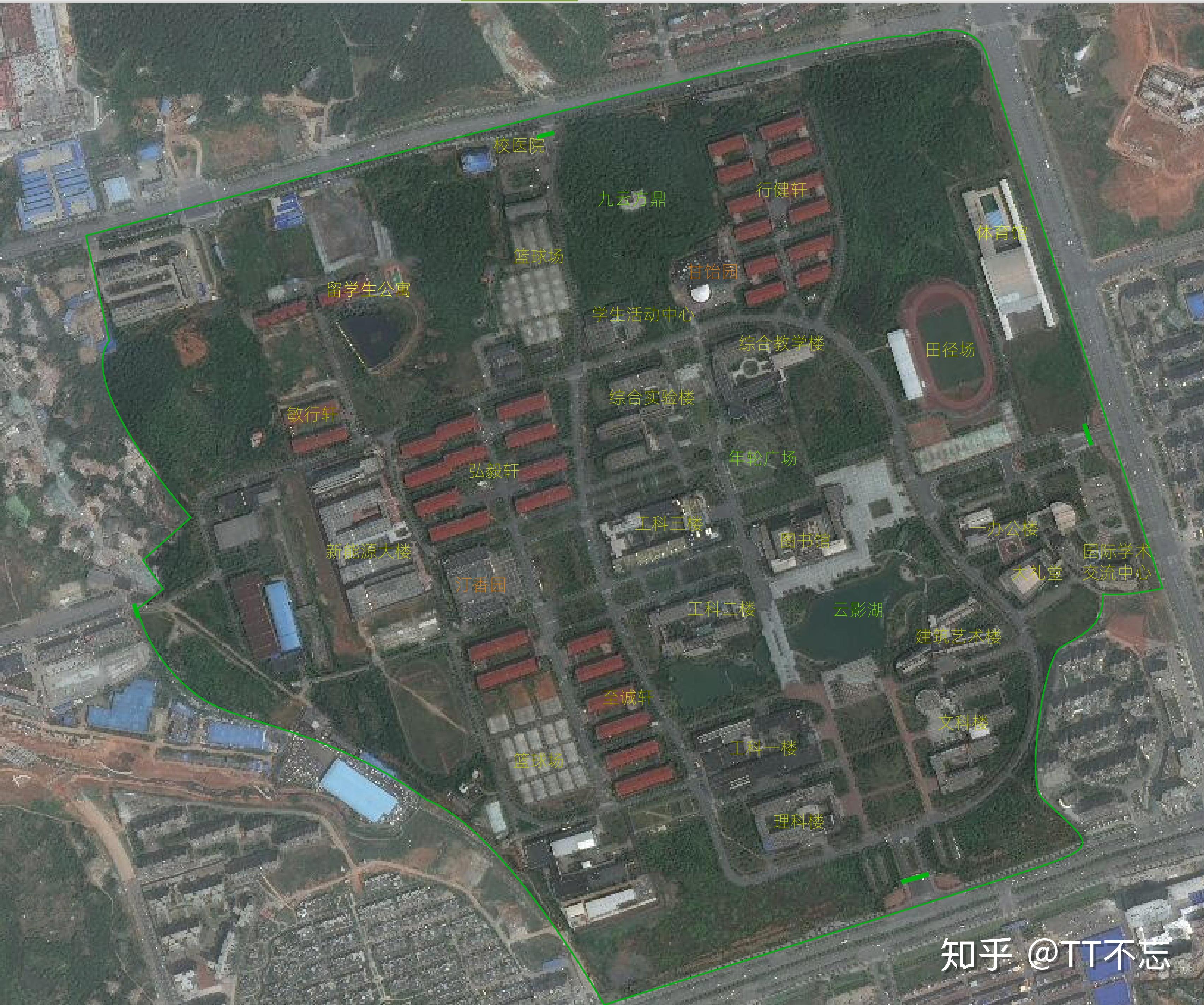 长沙理工大学地图图片