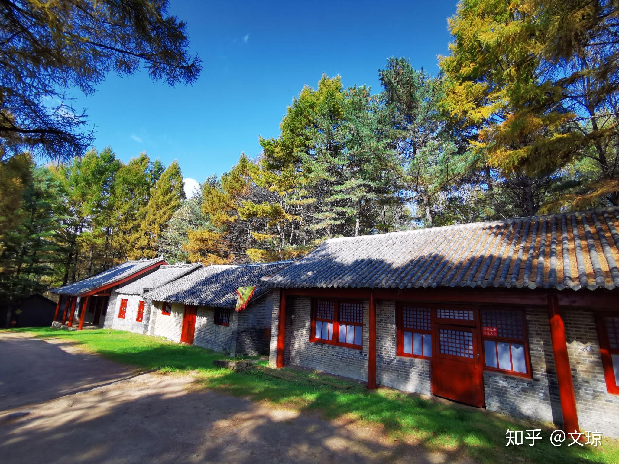 距离虎园不远处,就是威虎山影视城.